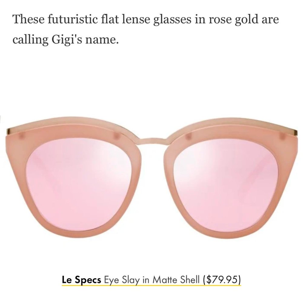 LE SPECS EYE SLAY CAT-EYE FRAME SUNGLASSES $80